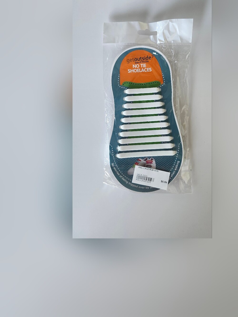 **FREE add-on** White No-Tie Shoelaces